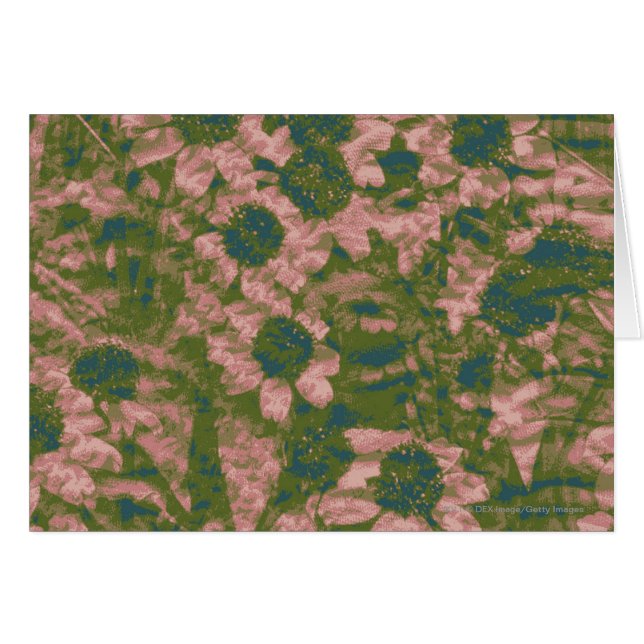 Blumentarnungsmuster (Vorderseite (Horizontal))