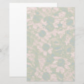 Blumentarnungsmuster Briefpapier (Vorne/Hinten)
