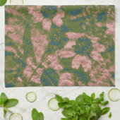 Blumentarnungsmuster Handtuch (Gefaltet)