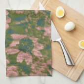 Blumentarnungsmuster Handtuch (Viertel Falte)