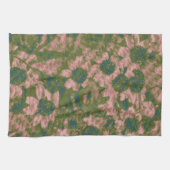 Blumentarnungsmuster Handtuch (Horizontal)