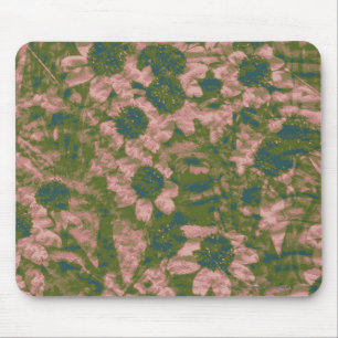 Blumentarnungsmuster Mousepad