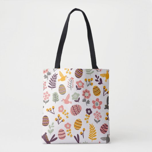 BlumenTaschen-Tasche des ostern-Frühlings-Muster-| Tasche (Vorderseite)