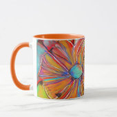 BlumenTasse des abstrakten Cubist Tasse (Links)