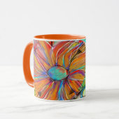 BlumenTasse des abstrakten Cubist Tasse (Vorderseite Links)