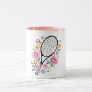 Blumentasse für Tennisspielerinnen Geschenk für Te Tasse