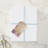 Blumentasse & Teekanne - Pastell-Elegante Teeparty Geschenkanhänger (Mit Garn)