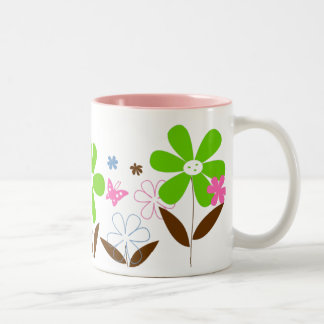 BlumenTasse Zweifarbige Tasse