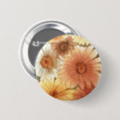 Blumentaste "Soft Daisies" Button (Vorne & Hinten)