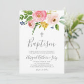 Blumentaufen Einladung (Stehend Vorderseite)