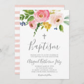 Blumentaufen Einladung (Vorne/Hinten)
