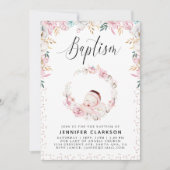 Blumentaufen Einladung (Vorderseite)