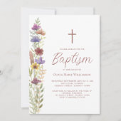 Blumentaufen Einladung (Vorderseite)