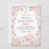 Blumentaufen Einladung (Vorderseite)