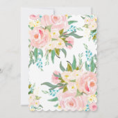 Blumentaufen Einladung (Rückseite)