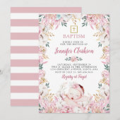 Blumentaufen Einladung (Vorne/Hinten)
