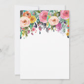 Blumentaufen Einladung, Aquarellweihe Einladung (Rückseite)