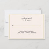 Blumentaufen mit querformatiger UAWG RSVP Karte (Rückseite)