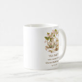 Blumentee-Teekannen-Teeparty-Brautabschied Kaffeetasse (VorderseiteRechts)