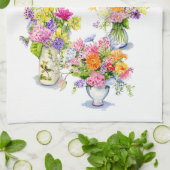 Blumenteetuch Handtuch (Gefaltet)