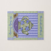 Blumenteppich-Quilt-Block-Puzzle Puzzle (Horizontal)