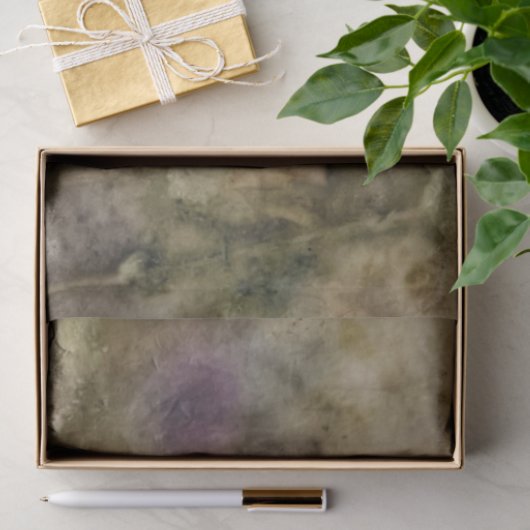 Blumenteppichpapier Lila Öko Seidenpapier (Geschenk)