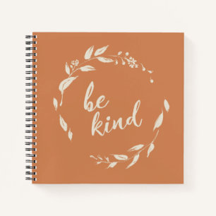 Blumenterracotta Rustikale Dankesnotiz Notizblock