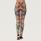 Blumentextur "Ratti_Creative_Arts" Leggings (Rückseite)