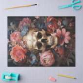 Blumentexturierung Seidenpapier (Basteln)