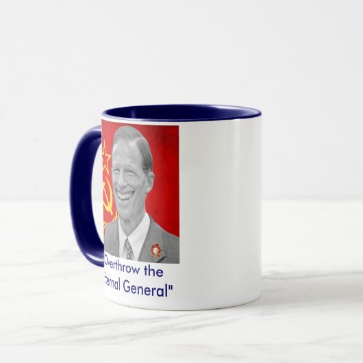 Blumenthal - besiegen Sie den "ewigen General" Tasse (Vorderseite Links)