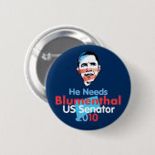BLUMENTHAL Senats-Knopf Button (Vorne & Hinten)