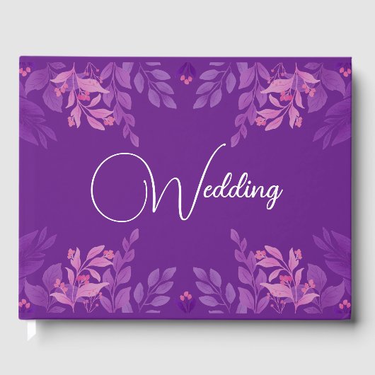 Blumenthema Gästebuch (Vorderseite)