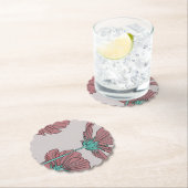 Blumenthema, Mohn-Design Untersetzer (Vor Ort)