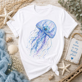 Blumenthemen-Töpferei Kunst Qualle T-Shirt