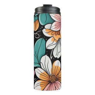 Blumenthermobecher Thermosbecher