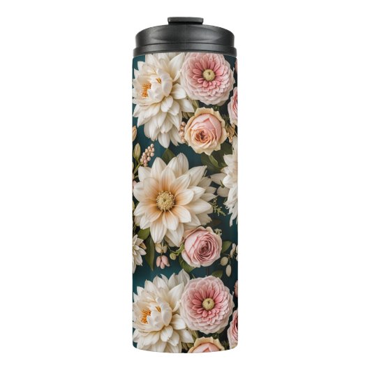 Blumenthermobecher Thermosbecher (Vorderseite)
