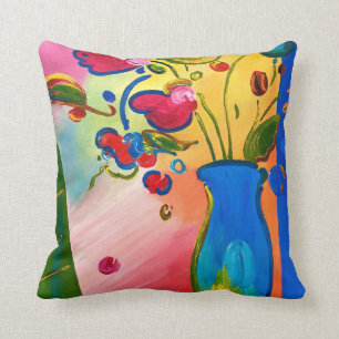 Blumenthrow-Kissen Peter maximales inspiriertes Kissen