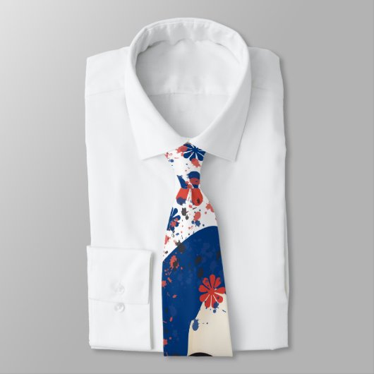 Blumentinten-Dame Krawatte (Gebunden)