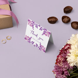 Blumentisch Dankeskarte