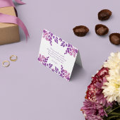 Blumentisch Dankeskarte