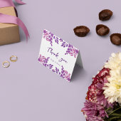 Blumentisch Dankeskarte