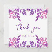 Blumentisch Dankeskarte (Vorderseite)