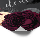 Blumentod auf das Begrüßungszeichen Ihres 20er Par Poster (Ecke)