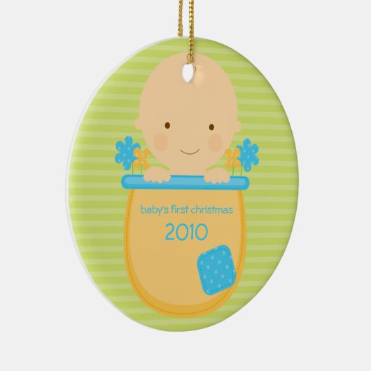 Blumentopf Baby's First Christmas Ornament (Rechts)