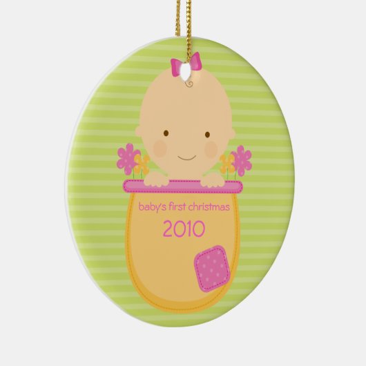 Blumentopf Baby's First Christmas Ornament (Rechts)
