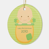 Blumentopf Baby's First Christmas Ornament (Links)