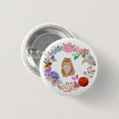 Blumentopf Button (Vorne & Hinten)