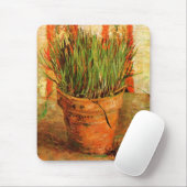 Blumentopf mit Chives (F337) Van Gogh Fine Art Mousepad (Mit Mouse)