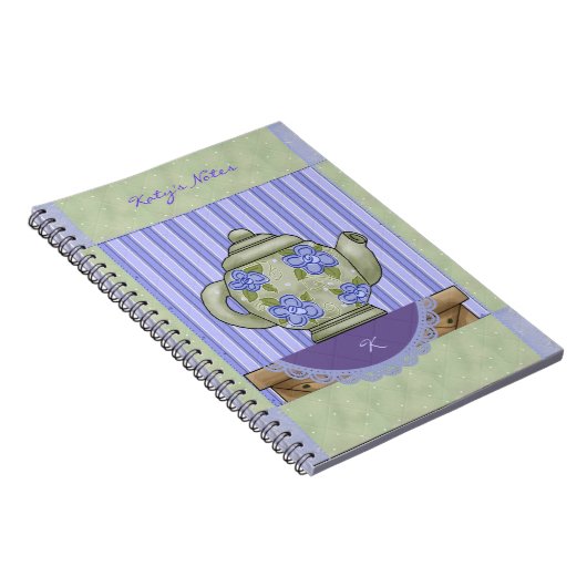 Blumentopf Quilblock-Notebook Notizblock (Rechte Seite)