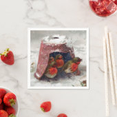 Blumentopf-Schutz für englische Robins Serviette (Beispiel)